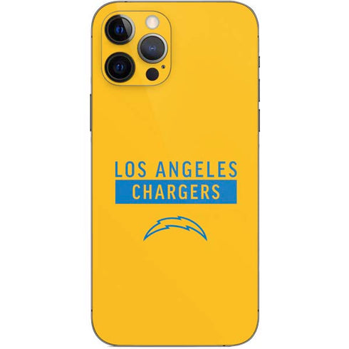 NFL Los Angeles Chargers Yellow Performance Series iPhone 12 Pro Skin